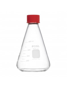 ERLENMEYER FLASKS WITH GL...