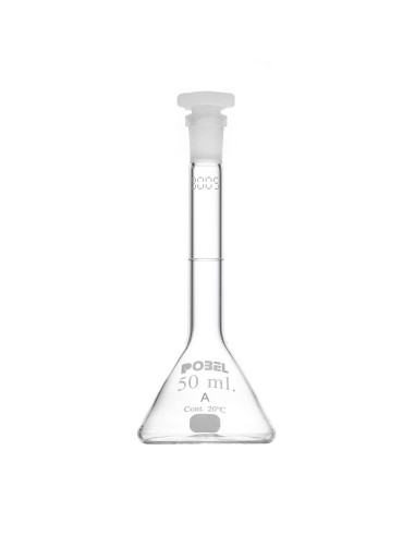 VOLUMETRIC FLASKS WITH PP STOPPER,...