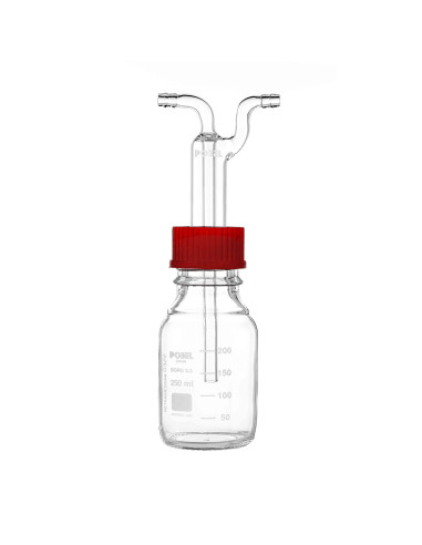 GAS WASHING BOTTLE DRECHSEL WITH...