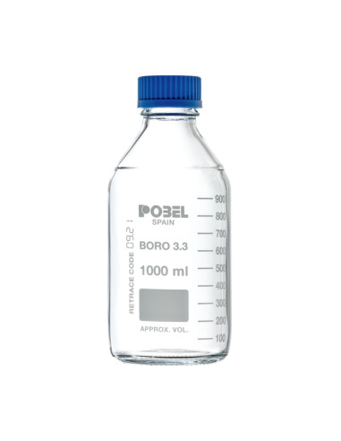 ISO LABORATORY BOTTLE WITH PP SCREW...