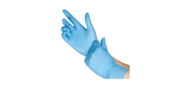 What are laboratory gloves made of?